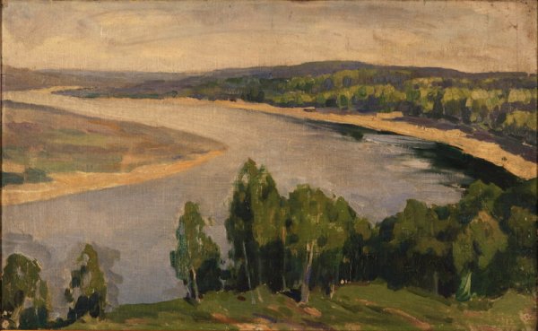 Василий Поленов река Ока