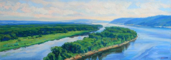 Поленова летний пейзаж калитка