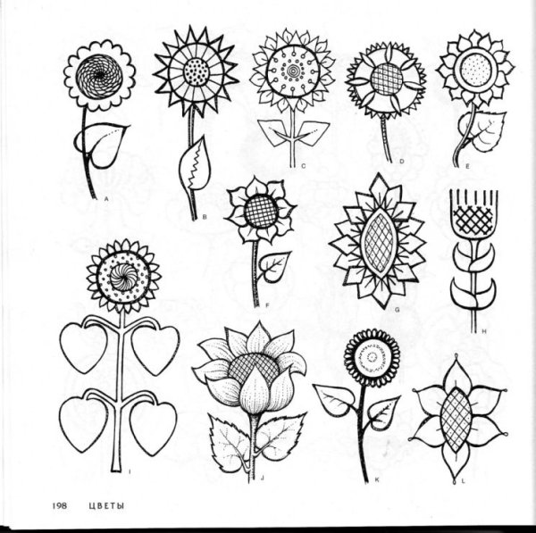 Стилизация цветов