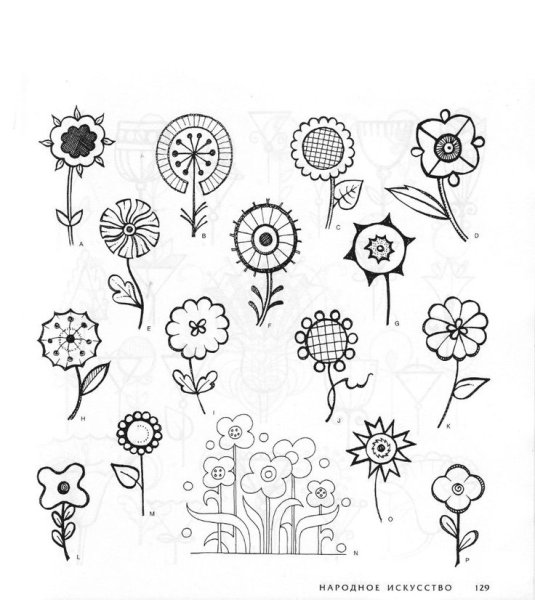 Стилизованные растительные орнаменты