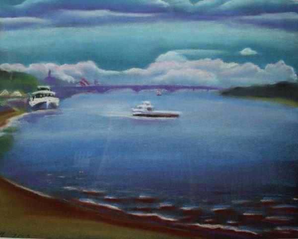 Нарисовать реку каму