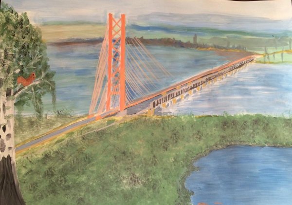 Старый Сургутский мост через Обь