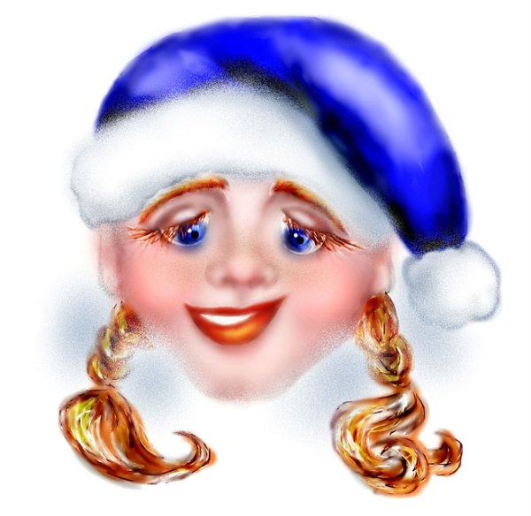 Лицо Снегурочки