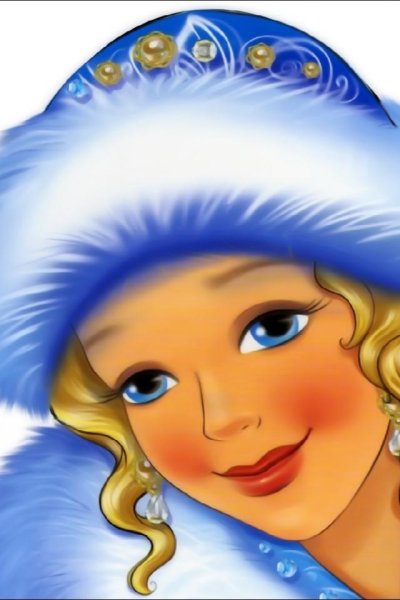 Лицо Снегурочки