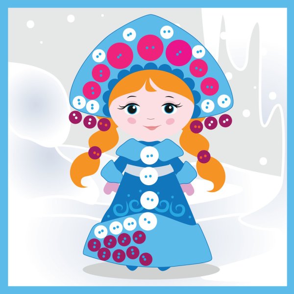 Лицо Снегурочки