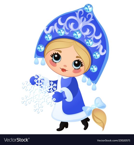 Снегурка вектор