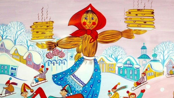 Иллюстрация на тему Масленица