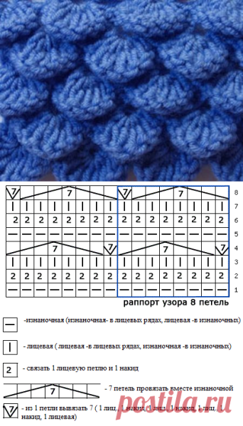Пуловер спицами узором чешуйки