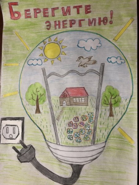 Рисунок экономия электроэнергии