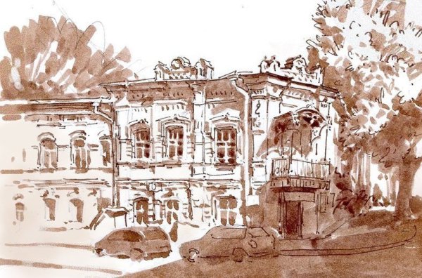 Коммунальный мост Красноярск рисунок