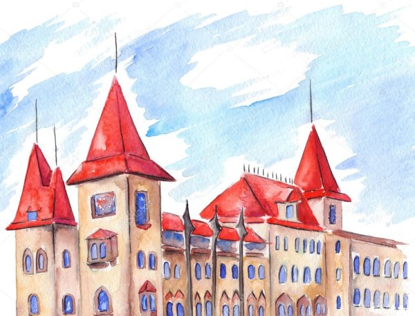 Достопримечательности Саратова раскраска