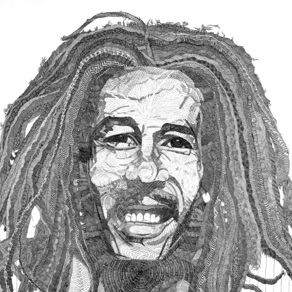 Боб Марли карикатура