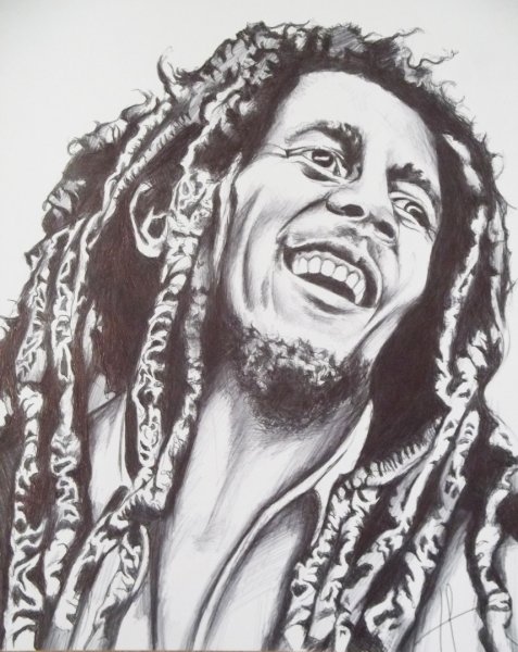 Боб Марли с кудрями
