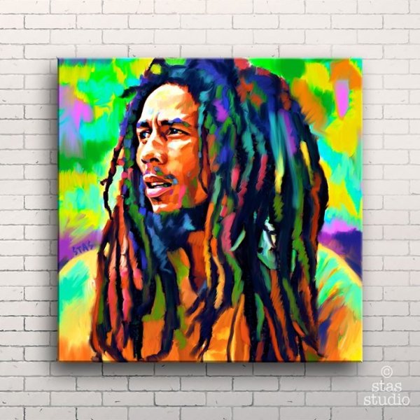 Портрет Боба Марли