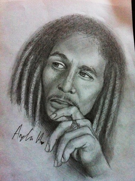 Портрет Боба Марли