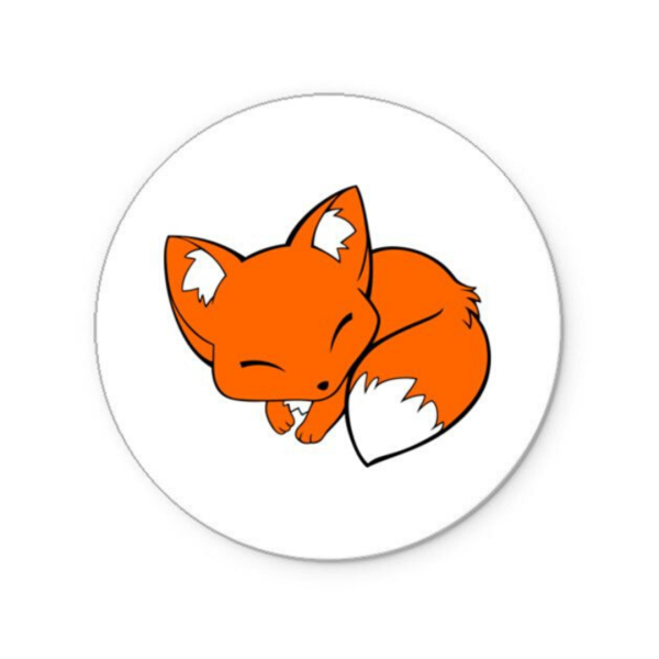 Лисичка в кружочке