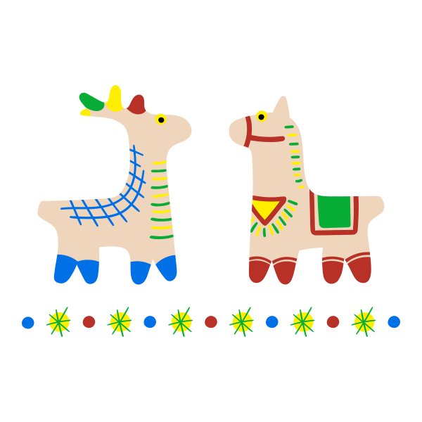 Элементы росписи кожлянской игрушки