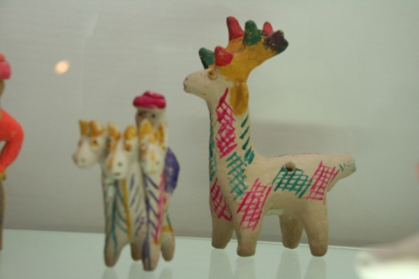 Кожлянская глиняная игрушка Курский Соловей