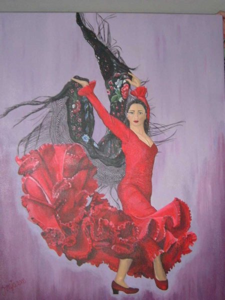 Художник Анна Разумовская фламенко