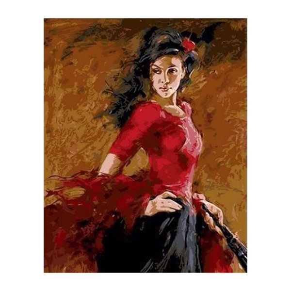 Испанская девушка арт