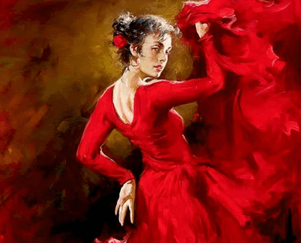 Кармен рисунок карандашом