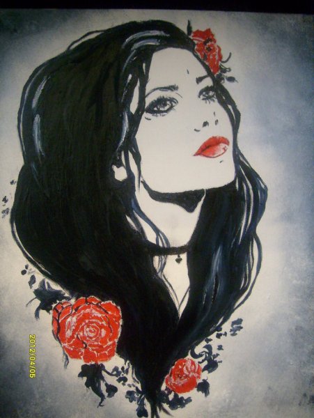 Испанский танец раскраска