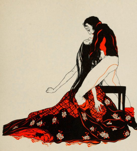 Танцовщица фламенко силуэт