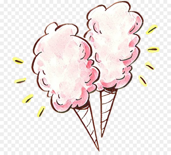 Сахарная вата без фона