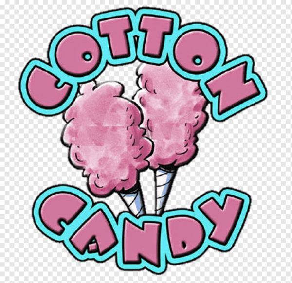 Стикер сахарная вата