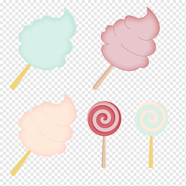 Сладкая вата стикер