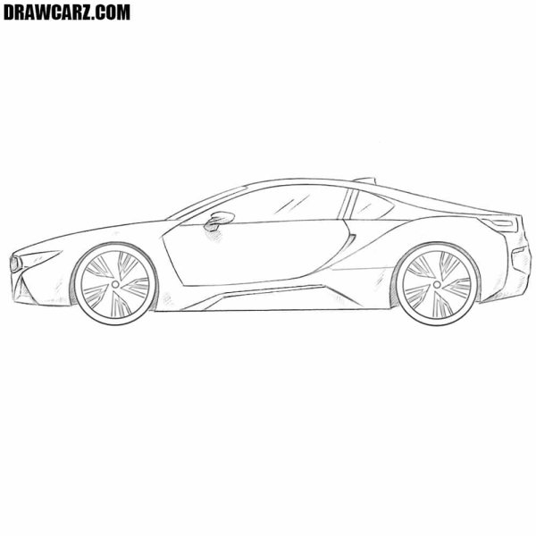 Раскраска BMW i8