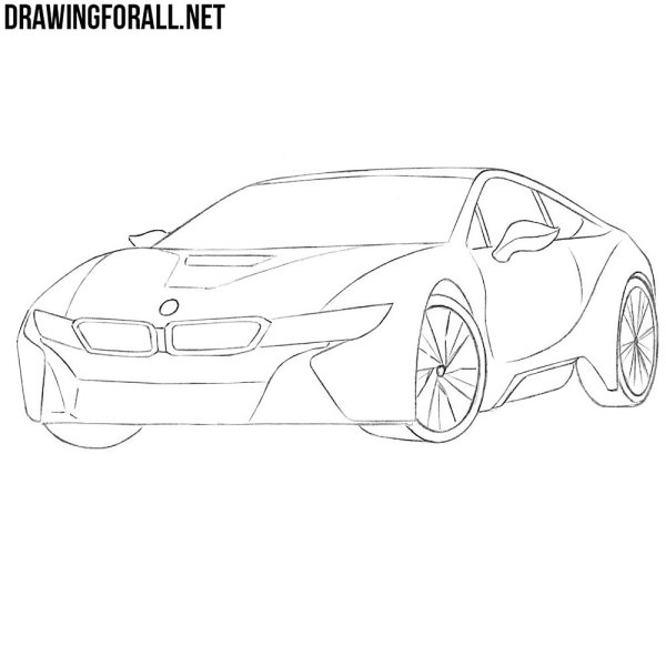 BMW i8 разрисовка