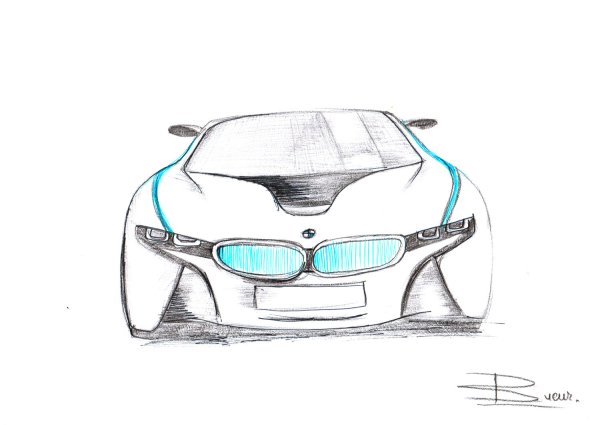 BMW i8 разрисовка