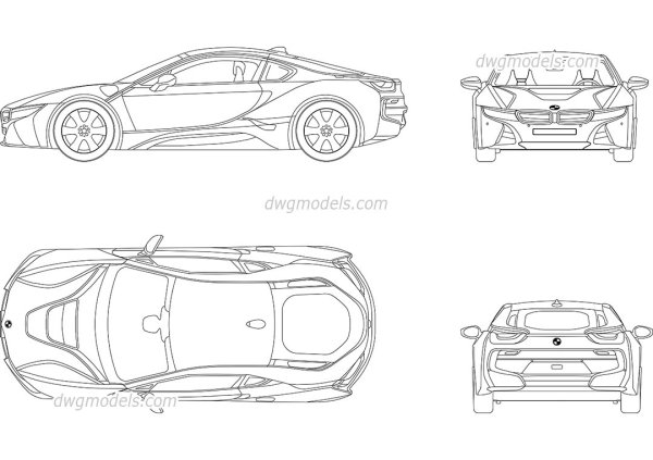 BMW i8 разрисовка