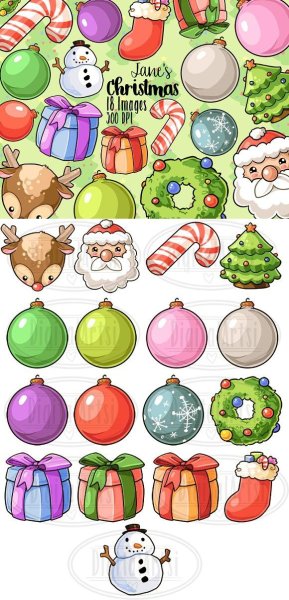 Новогодние миленькие рисуночки