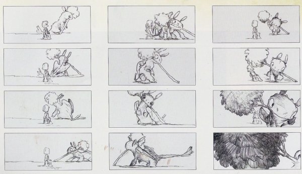 Раскадровка мультфильма