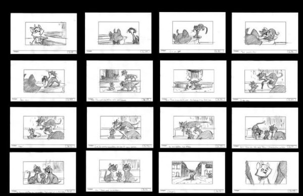 Раскадровка мультфильма