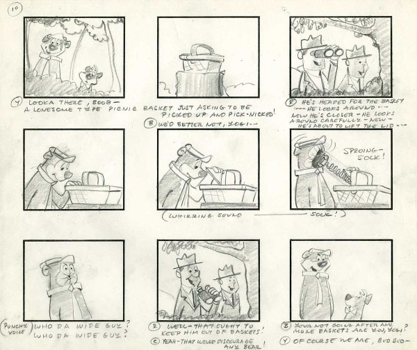 Раскадровка мультфильма