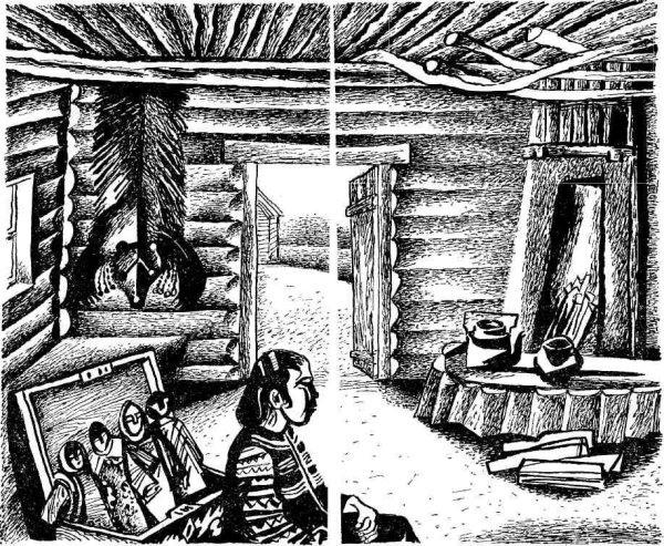 Хантыйская печь чувал