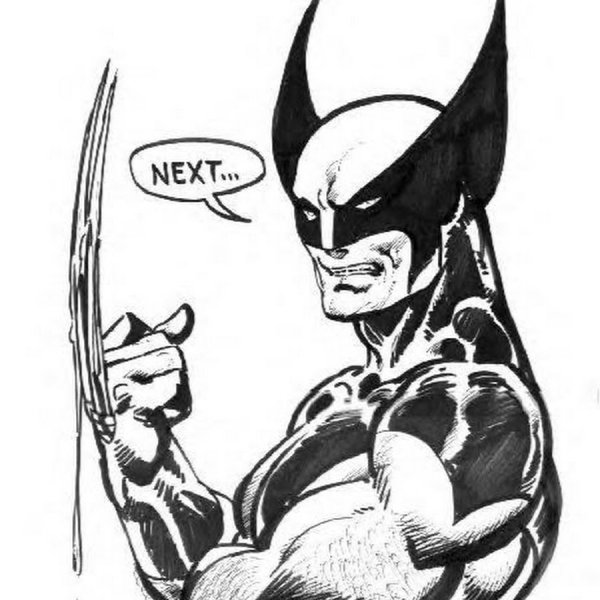 Росомаха тату эскиз