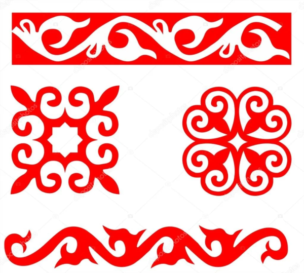 Национальные орнаменты Киргизии