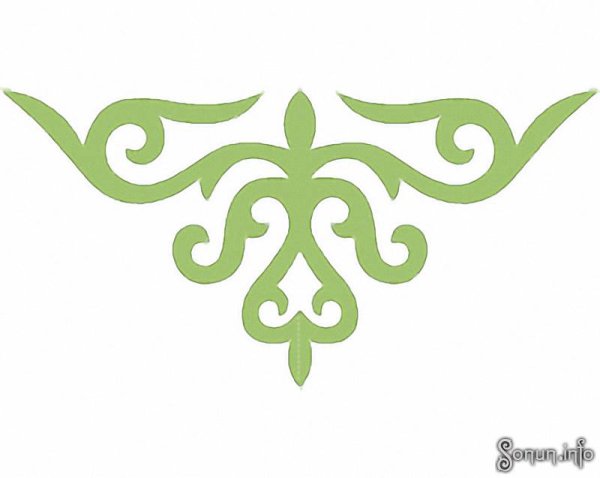 Орнаменты кыргызские Орел