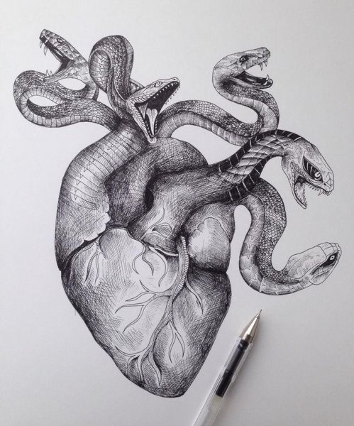 Необычные Карандашные рисунки