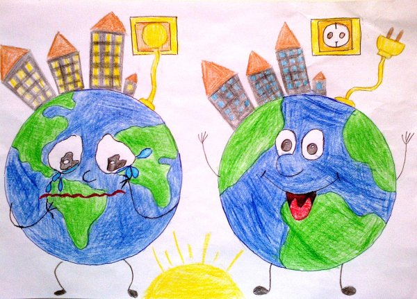 Рисунок на тему энергосбережение