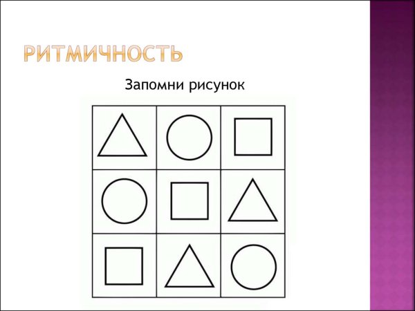 Зрительная память методика