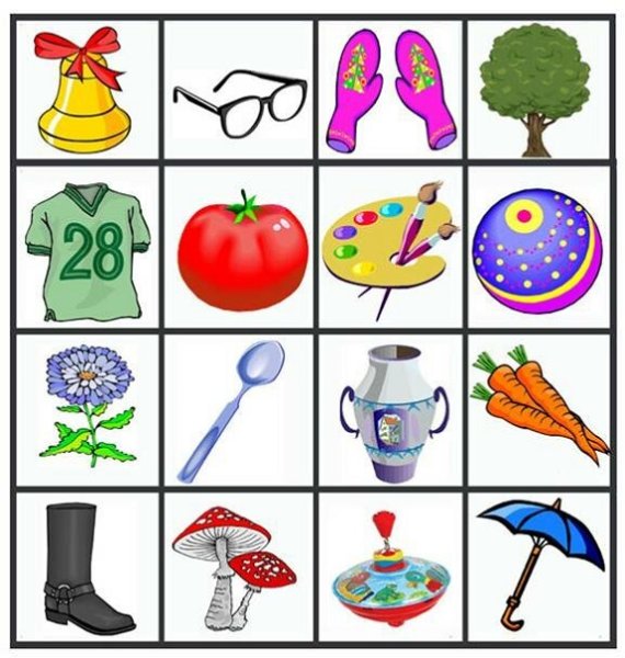 Предметы для дошкольников