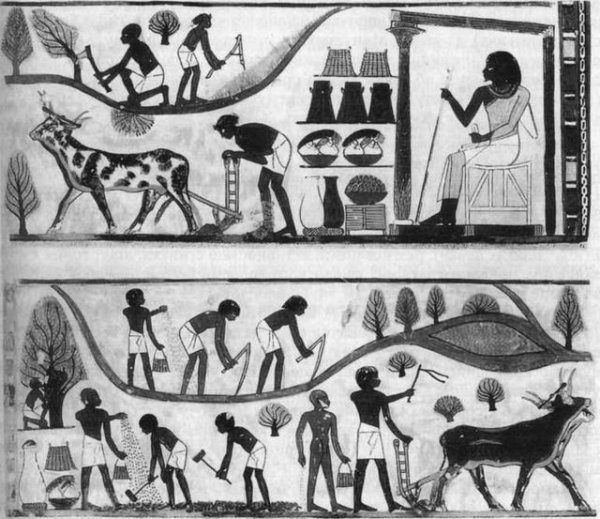 Росписи гробниц древнего Египта