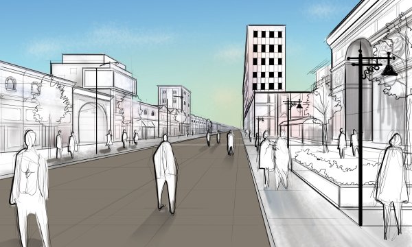 Город в перспективе