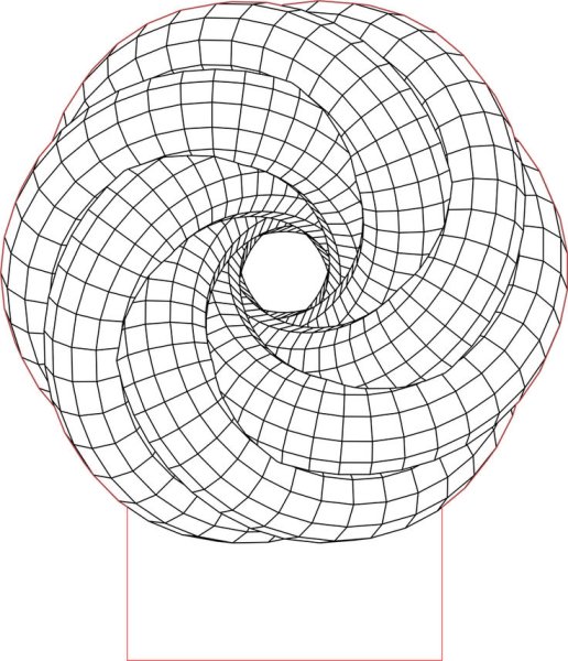 Узор спираль
