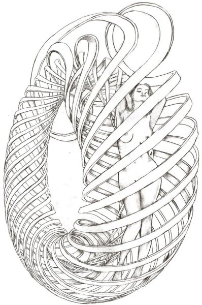 Как нарисовать спираль 3д